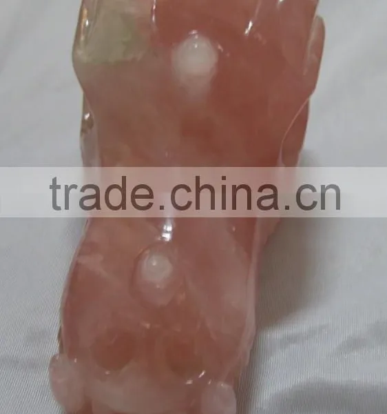 Wholesale Fashion Natural Crystal/obsidian/agate/tiger Eye Stone Dragon Head Skull photo-5