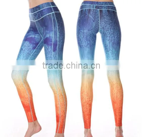 Custom Sublimation Printed Yoga Leggings Wholesale photo-4