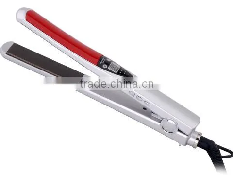 Ceramic MCH Heating Professional Hair Straightener Titanium LED Temp Display photo-4