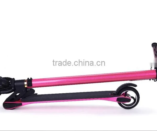 New Generation 2016 Green Machine Carbon Fiber Bike Foldable Two Wheel e Electric Scooters photo-5