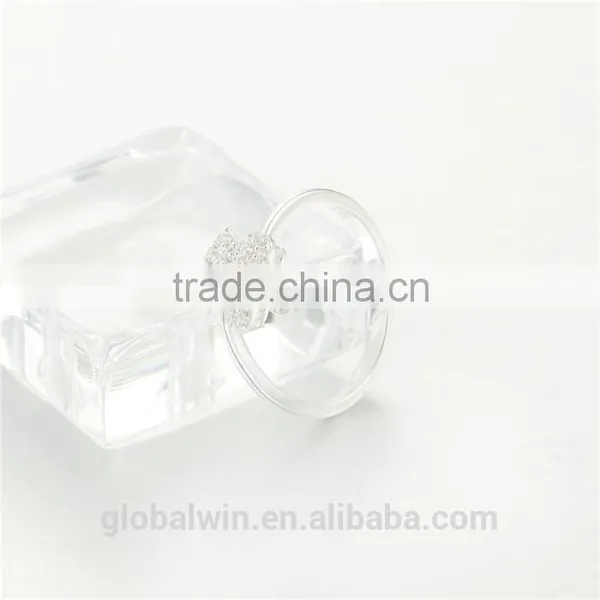 Wholesale Men Gay Ring Design With Clear CZ Diamend Clover photo-5