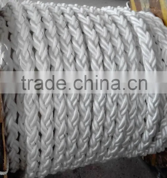 220mtrs White Color 8 Strand Braid Polypropylene Marine Hawser photo-3