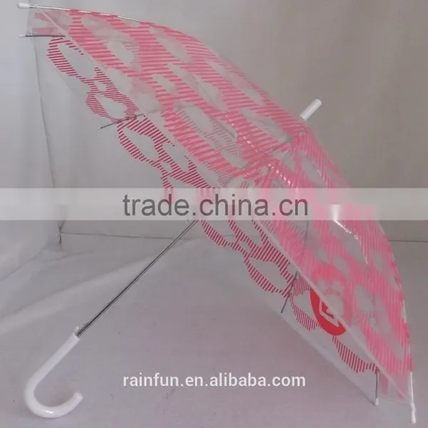 Transparent Custom Logo Chinese Umbrella for Sale photo-2