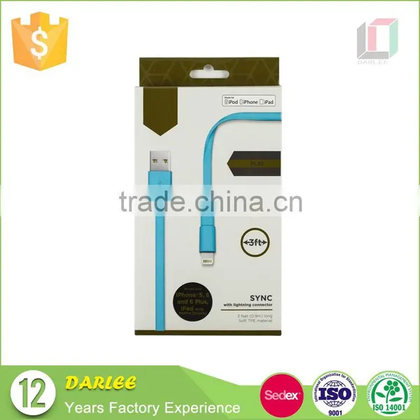 Hot Sale Color Printed Custom Logo Recyclable Electronic Products Packaging With Clear Window photo-4