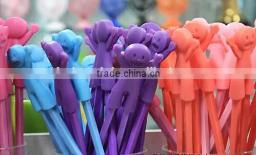 2016 Fancy Plastic Chopsticks For Kids Training Chopsticks-assorted Colors photo-2