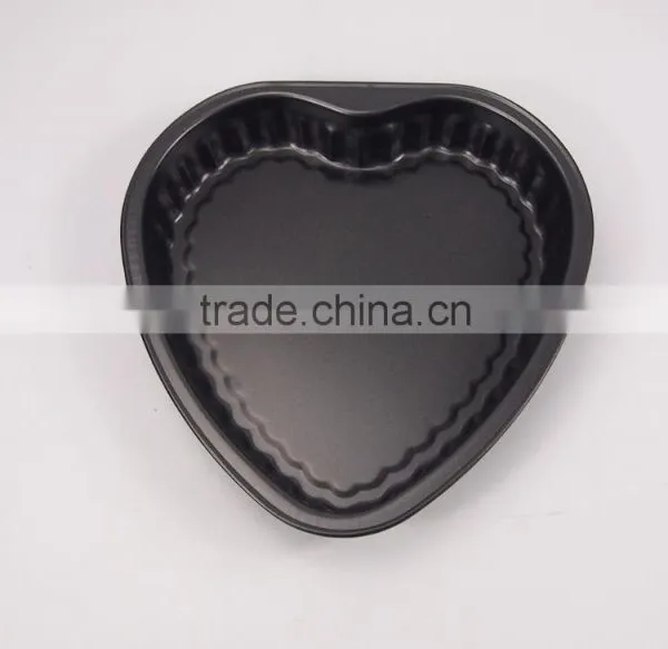 Carbon Steel Heart Shape Non-Stick Aluminum Cake Pan Bakeware photo-2