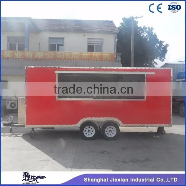 JX-FS500 Food Truck Trailer/snack Food Trailer/mobile Kitchen Car With CE photo-2