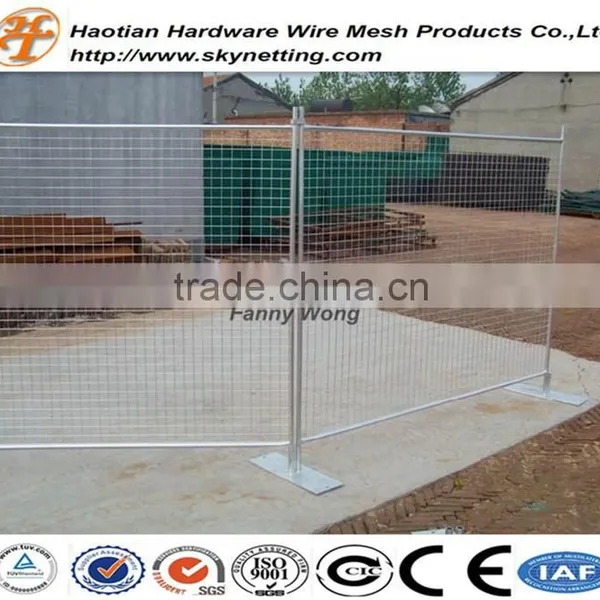Hot Dipped Galvanized Welded Wire Mesh Australia Temporary Fence Panel Construction Site Fence School Fence With Pipe Frame photo-3