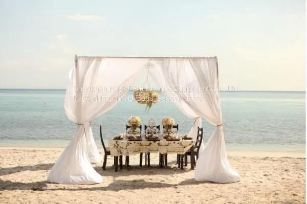 Portable Pipe and Drape Kit for Wedding Backdrop
