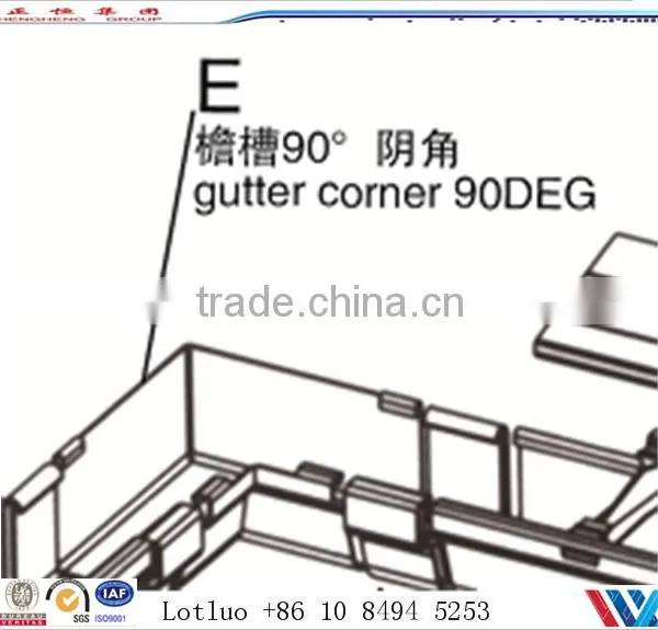 Roofing Used Gutter Downpout Pipe Cold Roof Tile Ridge Cap Metal Steel photo-4