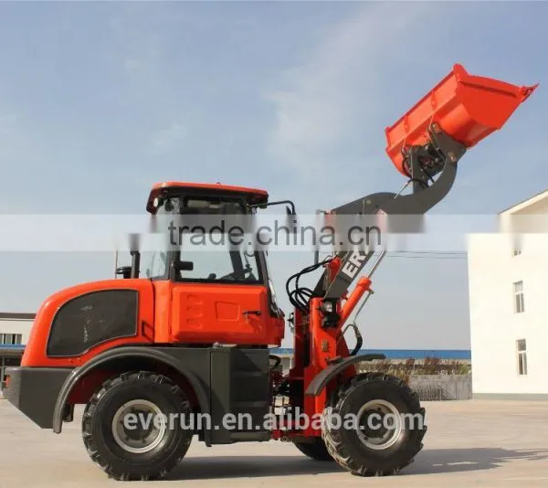 2ton Everun Compact Wooden Forks Wheel Loader With Ce Approved photo-4