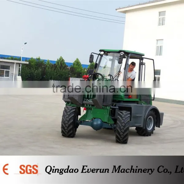 Everun New Condition ER1500 Telescopic Wheel Loader With Pallet Forks photo-4