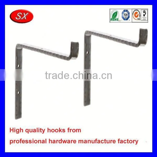 Custom Bronze Single Robe Hook Polished Brass Satin Brass Hooks photo-4