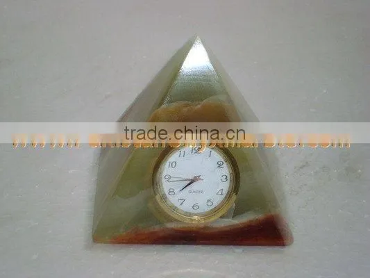 The Most Beautiful WholeSale 2017 New Design CLOCKS ONYX MARBLE HANDICRAFTS photo-2