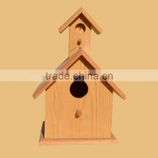 Desktop Decorative Small Wooden Bird Houses Nest photo-4