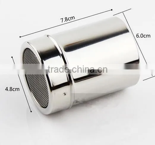 CY182 Stainless Steel Powder Sieve Spray Powder Sugar Sieve Cans Tube With Plastic Cap Barrel Powder Sieve photo-6