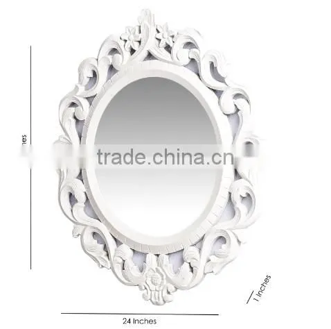 Carved Wooden Mirrors India | Mirror With Wood Frame photo-2