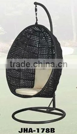 2016 Hot Sale Outdoor pe Rattan Furniture Outdoor Swing Egg Chair