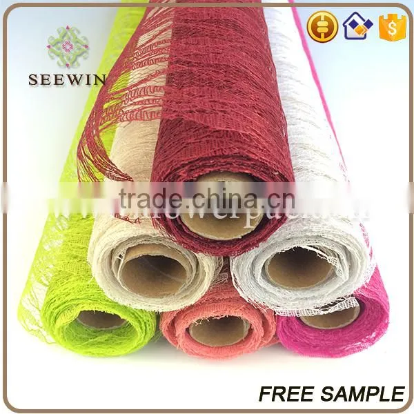 2015 New Mesh Design, Colorful Flower Wrapping Lace Mesh for Wedding photo-3