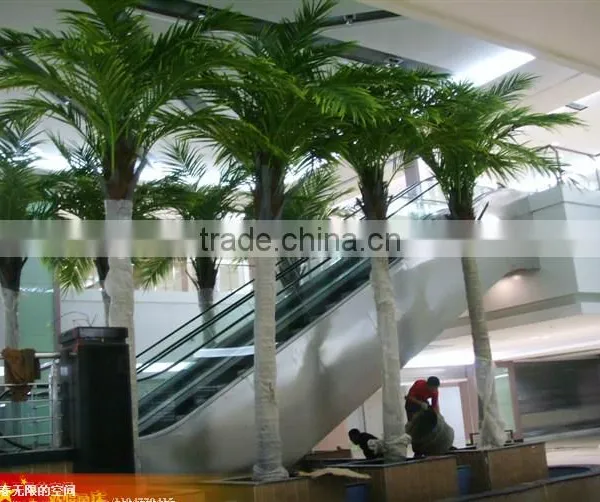 Home Garden Edging Decorative 5ft to 16ft Height Outdoor Artificial Green Plastic Palm Trees EDS06 0829 photo-2