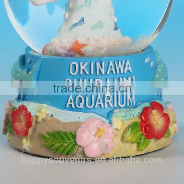 2015 Newest Shark Scene Water Glass Snow Ball photo-3