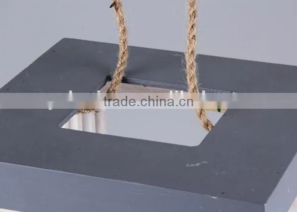 Wooden Candle Holder With Portable Rope/Home Decoration Candlestick photo-2