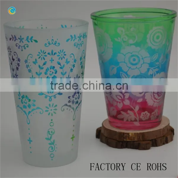 Discount Candle Holders Colorful Change Candle Cup photo-3
