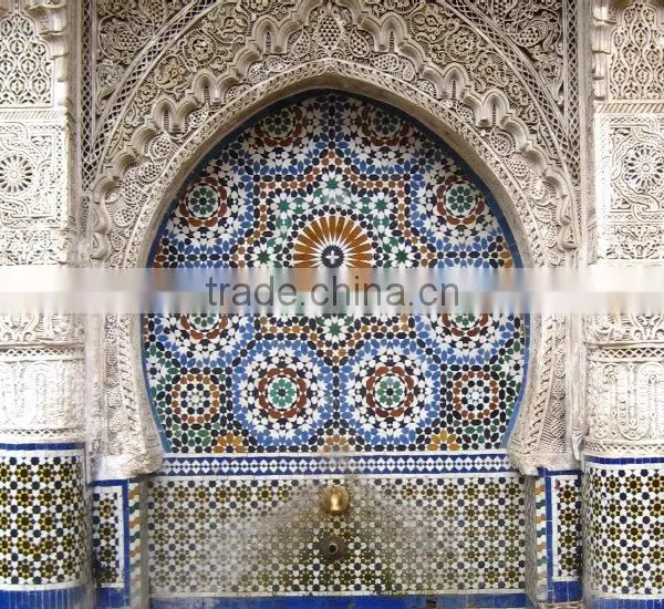 Indoor and Outdoor Decor Marble Moroccan Fountain for Sale photo-2