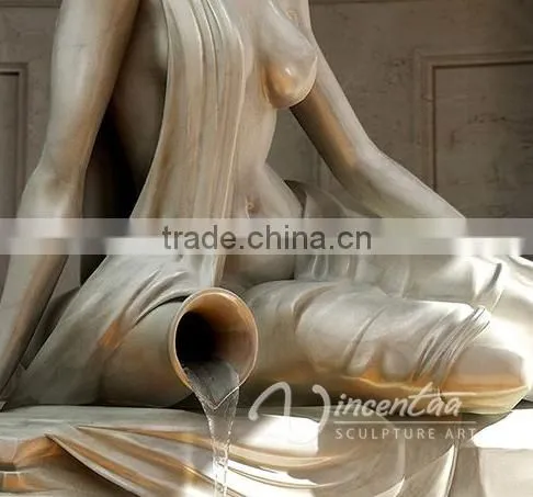 Art Craft Fountain Noble Marble Fountain of Elegant Lady Statue for Hot Sale photo-4