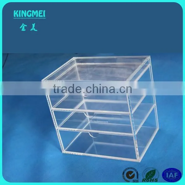 2015 Clear Makeup Case Drawers Cosmetic Organizer Jewelry Storage Acrylic Cabinet Box photo-4