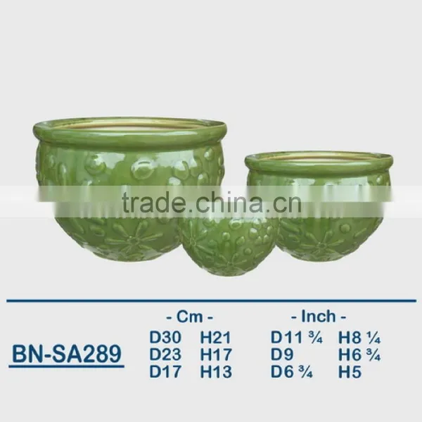 Vietnamese Ceramic Glazed Indoor Pot/ Indoor Planter BN-SA291 photo-3