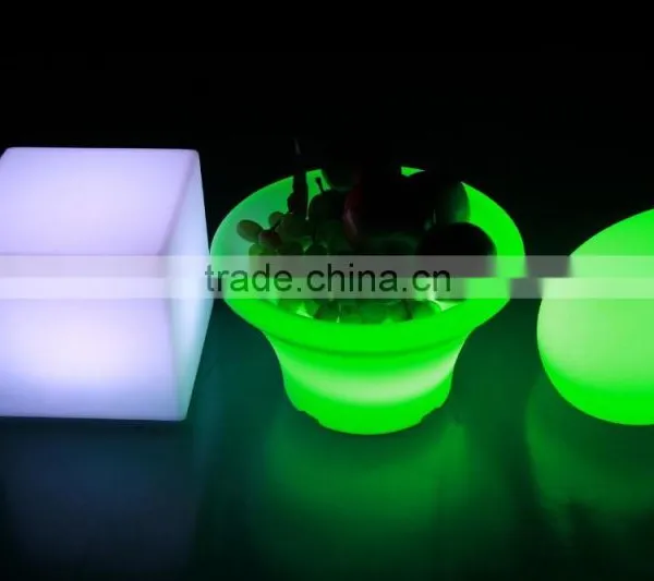 Children Bar Stools Wholesale Disco Pary Chair Led Cubic Tank photo-2