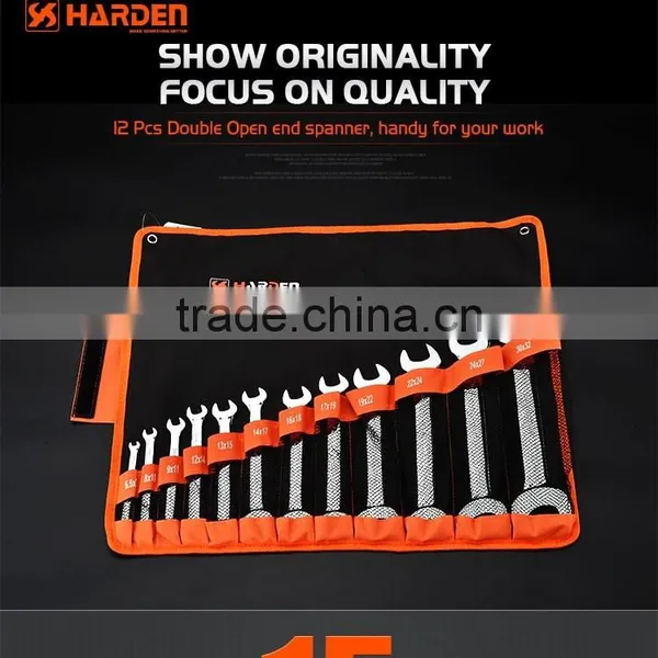 12pcs Double Open -end Spanner Set Handle Tools Chrome Vanadium Spanner photo-5