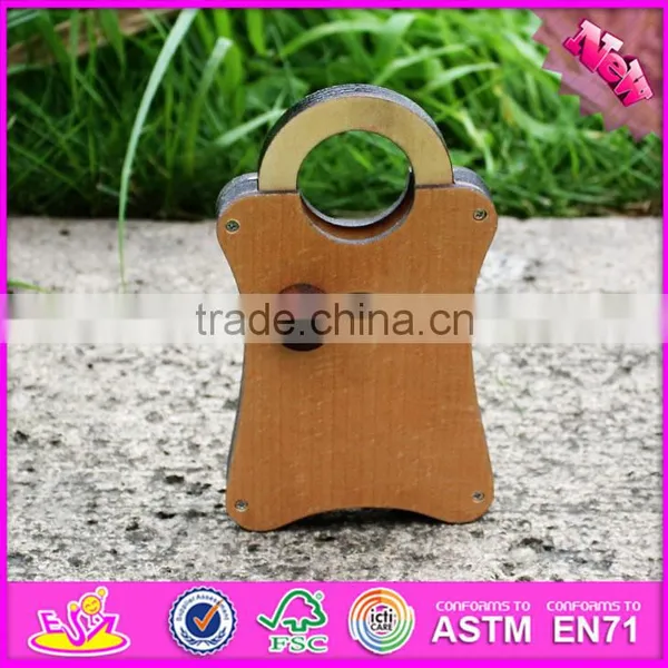 2016 New Product Kids Wooden Lock Toy, Top Fashion Children Wooden Lock Toy W02A168 photo-2