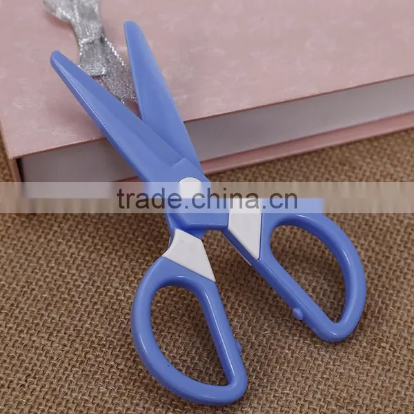 CIJ03-- Hot Sale All Plastic Student Scissors , Safe Scissors photo-4