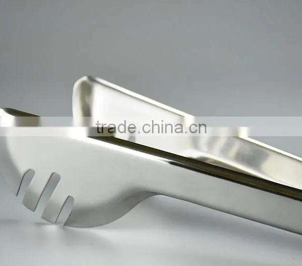 Stainless Steel Clamp BBQ Buffet Tong Salad Bread Catering Kitchen Serving Tongs photo-2