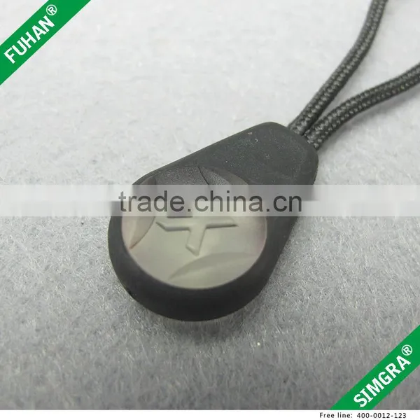 China Supplier Sportswear Silicon Rubber Zipper Pullers Wholesale photo-5