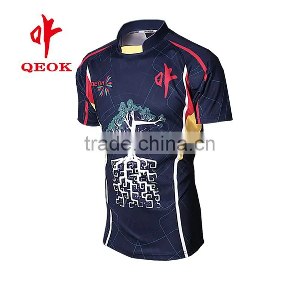 Wholesale Sublimation Custom Cheap Rugby Jerseys Shirt photo-2