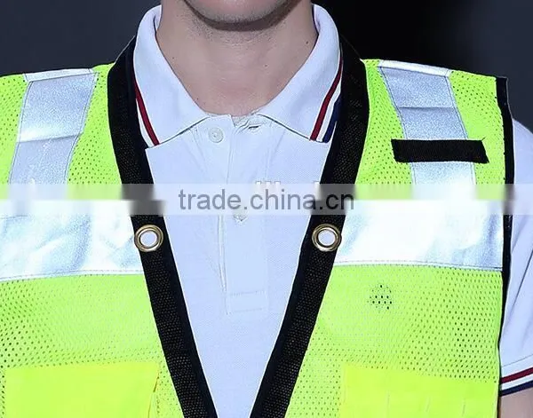 2017 Hot Sale ce En20471 Class 2 Walking Reflective Safety Vest photo-3