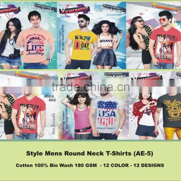 Round Neck & V Neck Full Sleeve T-Shirts photo-2