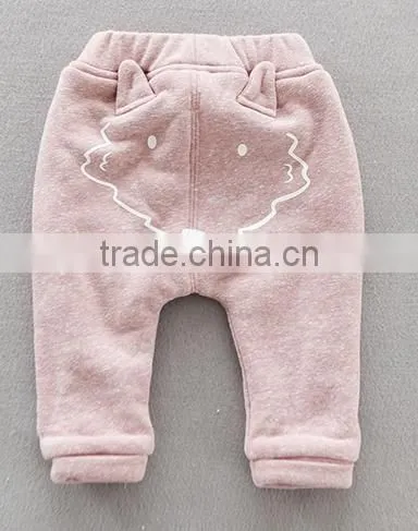 Wholesale Cheap Customized Warm Lovely Winter Baby Pants Good Quality Fleece Baby Pants photo-2