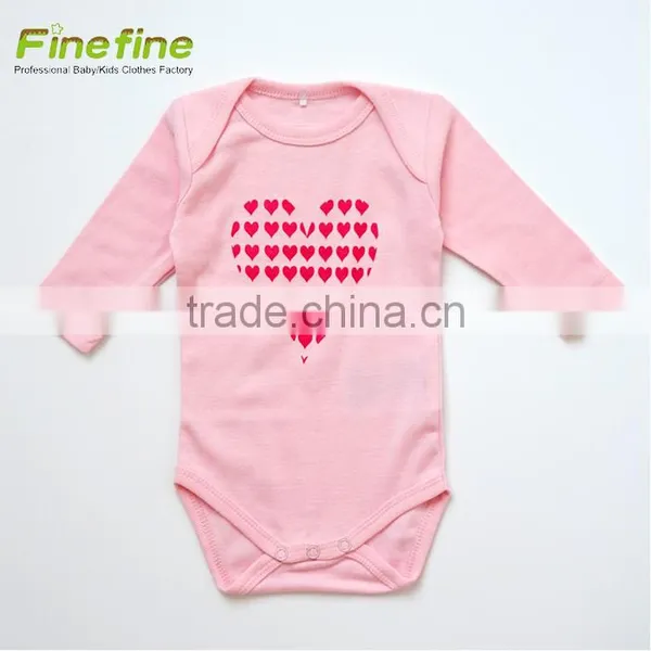 Fashion Style Long Sleeve Baby Clothes Printed Baby Romper photo-2