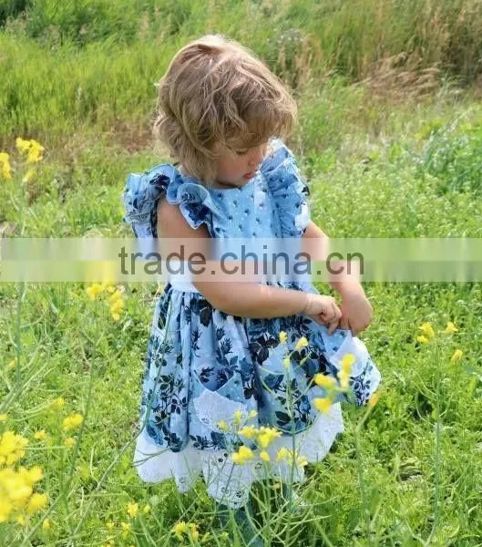 Baby Girl Toddler Girls Vintage Flower Boho Dress for 2 Years Old Girls photo-2