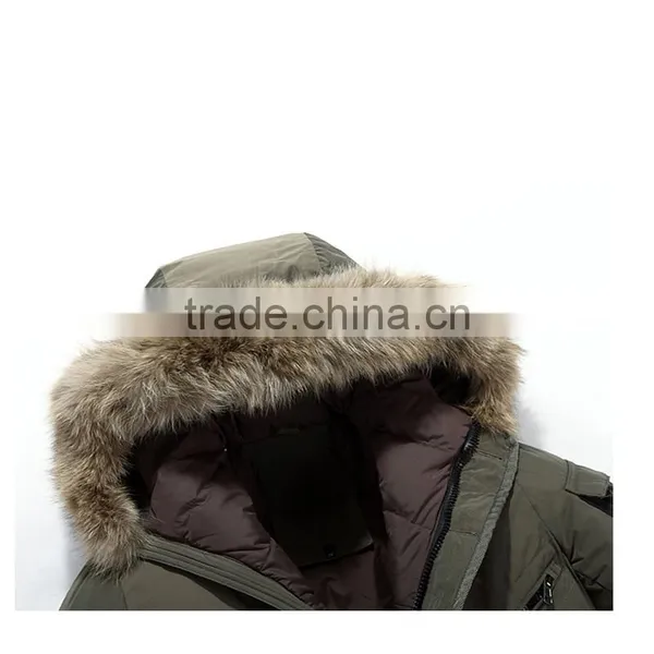 Men Winter Down Jacket Wholesale Down & Feather Padded Jacket With Fur photo-3