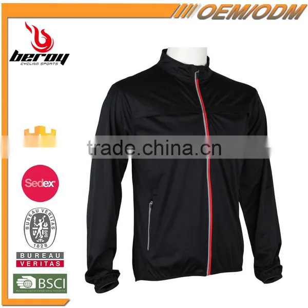 BEROY Sportswear Jacket for Men, Reflective Windproof Running Jacket photo-2