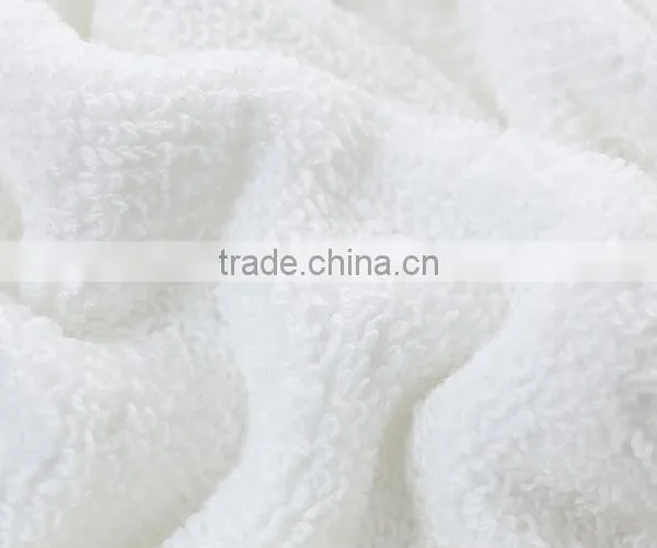 100% Cotton 21S /2 Plain White Hotel Face Towel photo-6