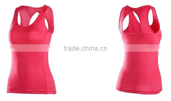Womens Open Back Running Tights Tank Tops Activewear Yoga Vest photo-4