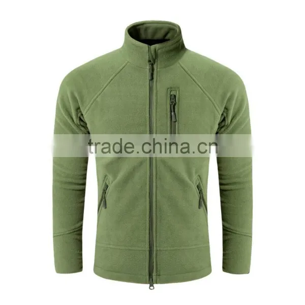 Outdoor Green Sports Coat Men Fleece Jacket Winter Warm Man Jacket photo-3