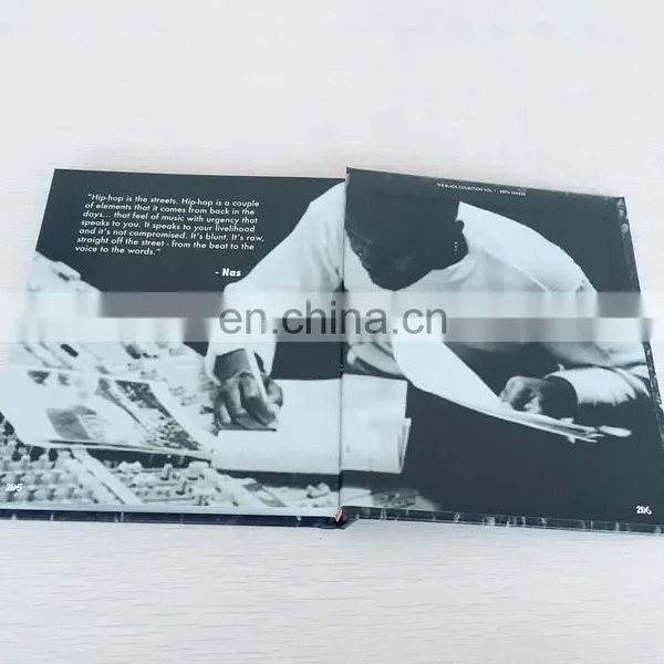 China Manufacture Perfect Binding Cheap Thick Hardcover Book With Full Color Printing photo-2
