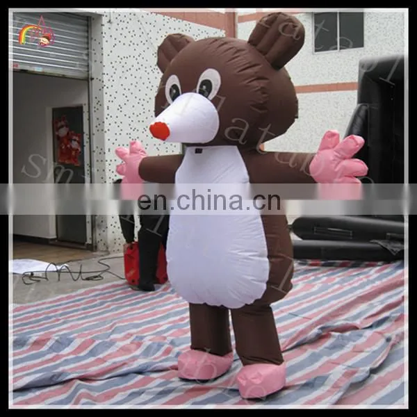 Best Price Inflatable Advertising Cartoon Mascot Costumes Moving Inflatable Cartoon On Sale photo-3